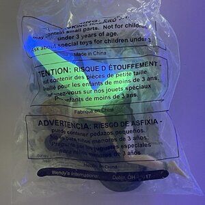 Disney Peter Pan Tinkerbell Clip Bag Charm Keychain Wendy's Flapping Glow Wings